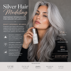 silver hair modeling