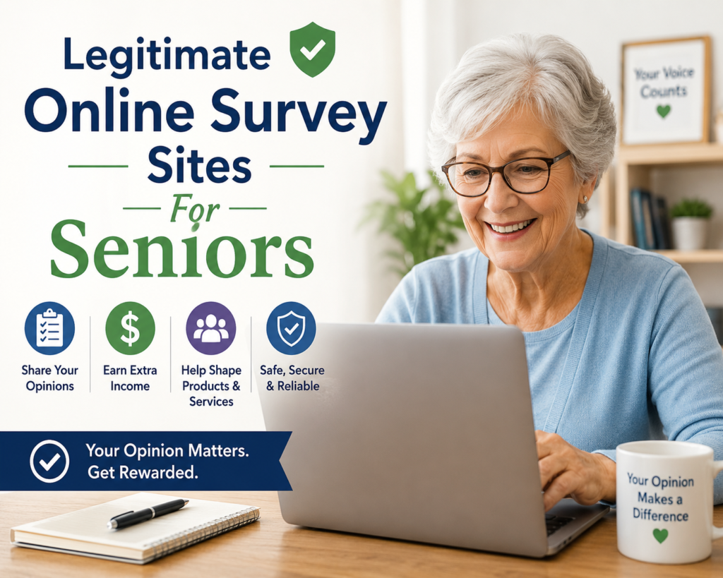 Legitimate Online Survey Sites For Seniors