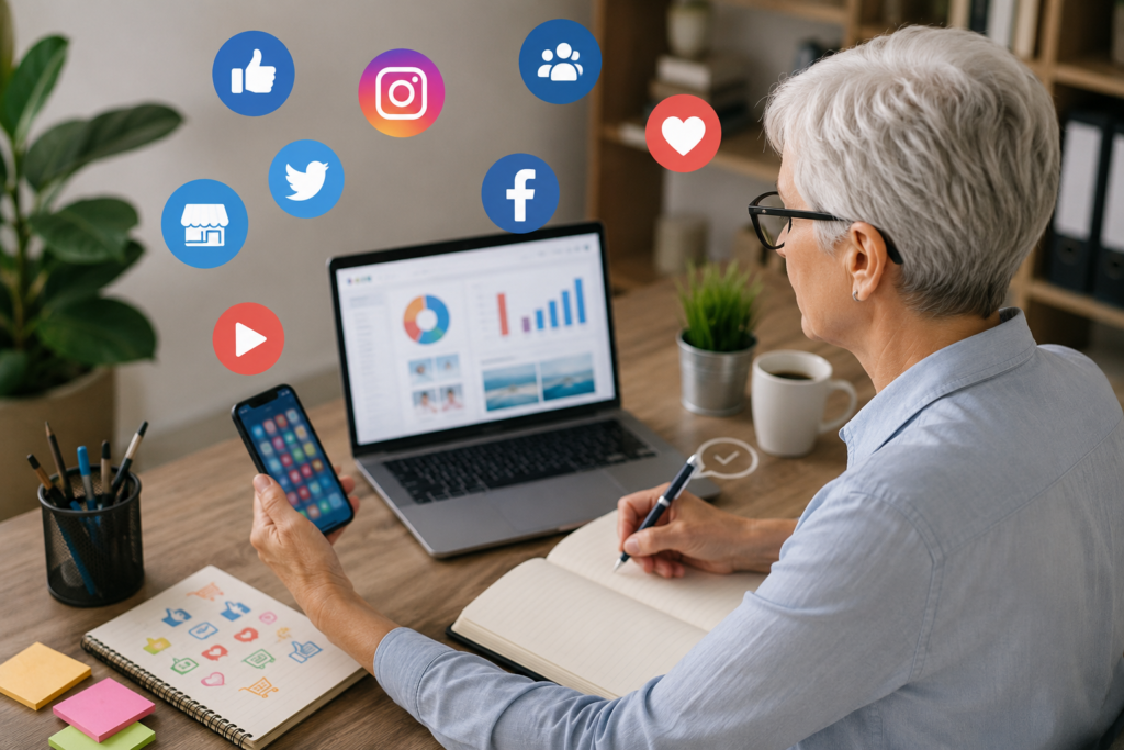 - Seniors Make Money Online Social media for business